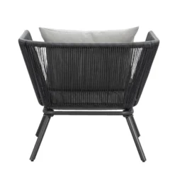 Loungestoel Almeria - Antraciet - 75x89x75 Cm -Tuinmeubelen 50105176 8000