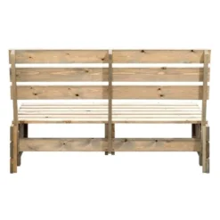 Palletbank Lucca Modulair - Greywash - 120x93,5x76,5 Cm -Tuinmeubelen 50203090 0900