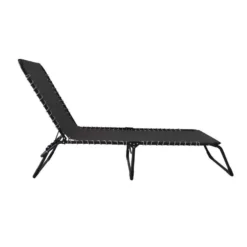 Ligbed Frejus - Donkergrijs - 30/73x53x196 Cm 6 Ligbed Frejus - Donkergrijs - 30/73x53x196 Cm -Tuinmeubelen 50255056 0300