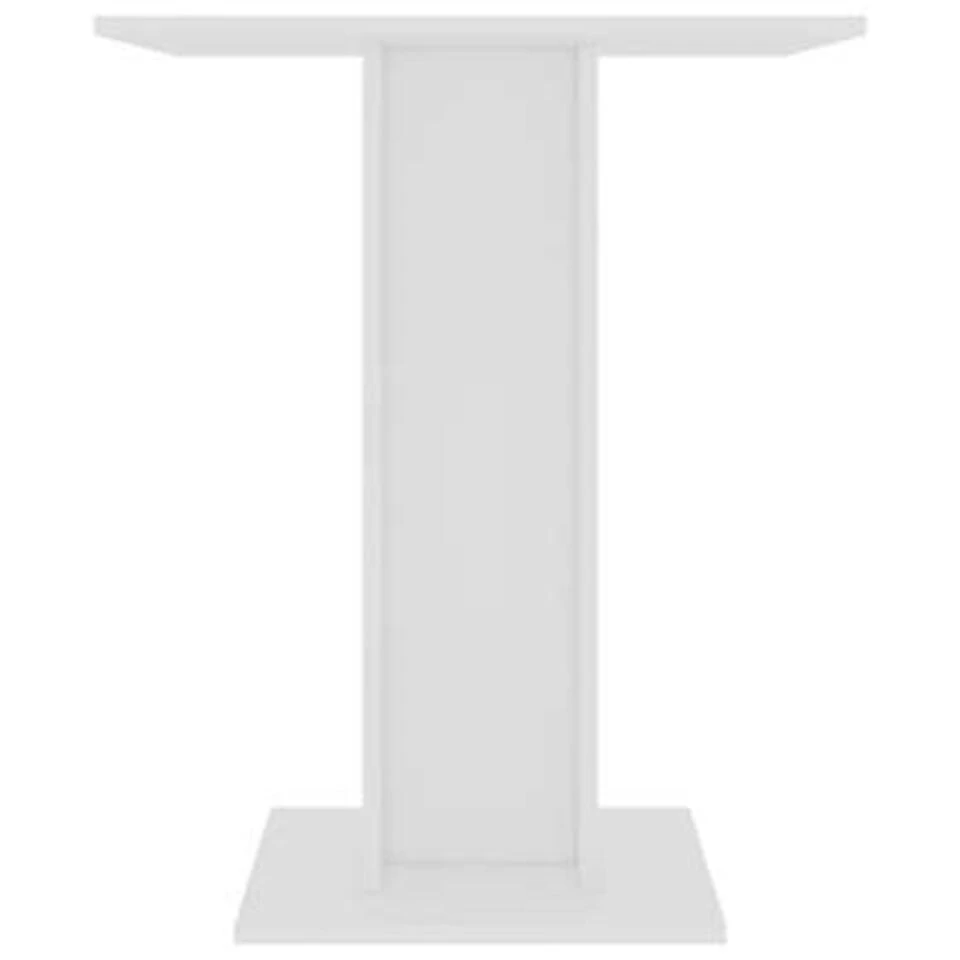 VidaXL Bistrotafel 60x60x75 Cm Bewerkt Hout Wit 4 VidaXL Bistrotafel 60x60x75 Cm Bewerkt Hout Wit - Afbeelding 4