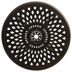 VidaXL Tuintafel 78x78x72 Cm Gietaluminium Bronskleurig -Tuinmeubelen 5ee63e336cc34713896bf6f7071f601d