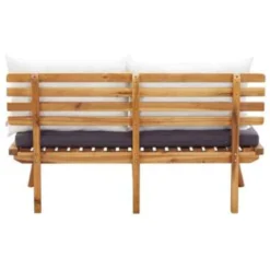 VidaXL Tuinbank Met Kussens 115 Cm Massief Acaciahout -Tuinmeubelen 6ca6be32d3bc4b7daf4e334386855916