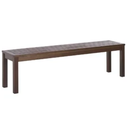 Beliani Tuinbank TUSCANIA - Donkere Houtkleur Eucalyptushout -Tuinmeubelen 74206bd0bd8e42da8f689b739d70976b