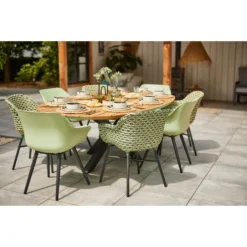 Hartman Sophie Studio Dining Armstoel - French Green - Set Van 2 7 Hartman Sophie Studio Dining Armstoel - French Green - Set Van 2 -Tuinmeubelen 81011004 0004