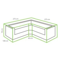 Outdoor Covers Premium Loungesethoes Trapezium - Grijs -Tuinmeubelen 81029500 0500