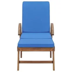 VidaXL Ligbed Met Kussen Massief Teakhout Blauw 7 VidaXL Ligbed Met Kussen Massief Teakhout Blauw -Tuinmeubelen 866ce87e83ee49369b1b71f95a368038