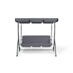 Beliani Schommelbank CHAPLIN - Grijs Polyester 6 Beliani Schommelbank CHAPLIN - Grijs Polyester -Tuinmeubelen 8cd63e9c1d5d43659847eac7064be23c