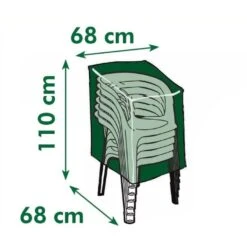 Nature Tuinstoelen Beschermhoes - 68 X 110 Cm -Tuinmeubelen 98a3a1d7a09e408f9b37417ea1e756cf