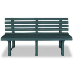 VidaXL Tuinbank 145,5 Cm Kunststof Groen -Tuinmeubelen 9f64a8349d62450db1e4b23a8ebf992a