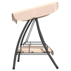 VidaXL Schommelbank Voor Buiten Met Luifel Zandwit 6 VidaXL Schommelbank Voor Buiten Met Luifel Zandwit -Tuinmeubelen ab99bb59917e40c88f4be2ad366ebeee