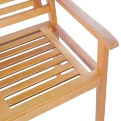 VidaXL Driezits Tuinbank 150 Cm Massief Eucalyptushout -Tuinmeubelen d2fac72dd88a456682cffb00e4bb7dc3