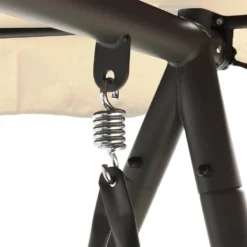 VidaXL Schommelbank Voor Buiten Met Luifel Converteerbaar Zandwit 7 VidaXL Schommelbank Voor Buiten Met Luifel Converteerbaar Zandwit -Tuinmeubelen d6bb720875ac4b4db495e1b4a3035475