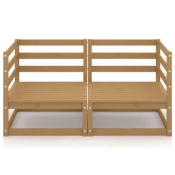 VidaXL Tuinbank 2-zits Massief Grenenhout Honingbruin -Tuinmeubelen e512a0702fb84004b158b0f3d62940e7