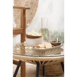 Le Sud Bijzettafel Monte Carlo - Naturel - Ø50x38 Cm 7 Le Sud Bijzettafel Monte Carlo - Naturel - Ø50x38 Cm -Tuinmeubelen sf 50155128 1012